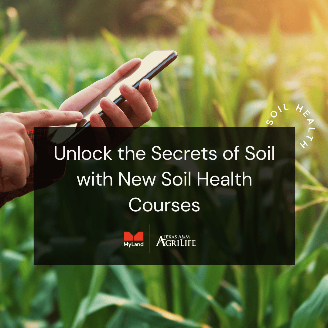 Image Unlock to Secrets of Soil with New Soil Health Courses by Texas AgriLife and MyLand